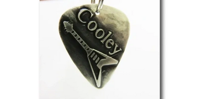 Guitar Pick Pet Tag