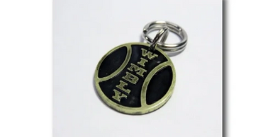 Tennis Ball Dog Tag