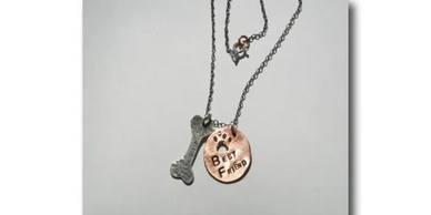 Best Friend Dog Bone Necklace