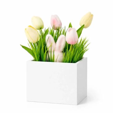 The Bunny Garden arrangement by Holiday Picked. Free local delivery available to Knox County, Ohio.