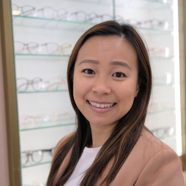 Your local Rhodes Optometrist Wendy Yeung in her new shop rhodes optometry