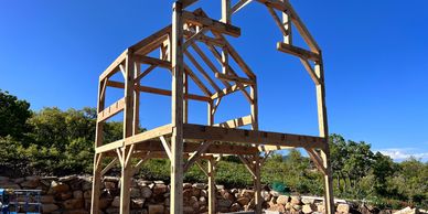 Timber frame building park city utah