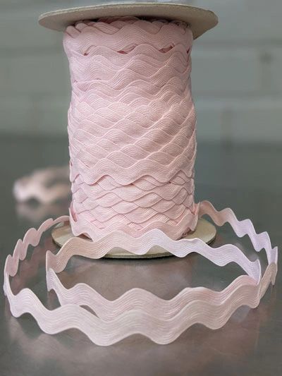 15MM Rick Rack By The Roll - Pink