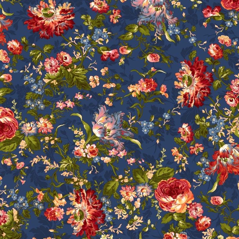 Belle Epoque Bold Floral Navy