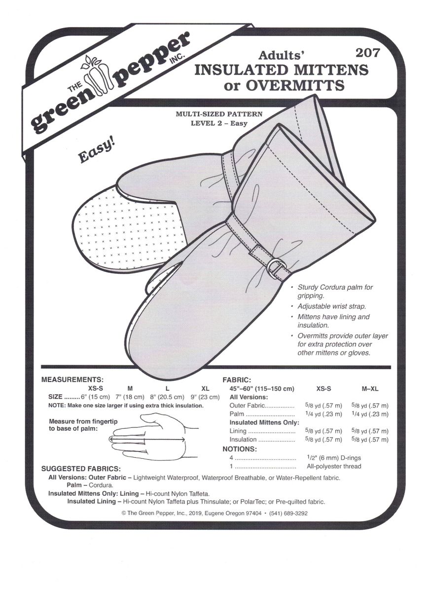 Mittens Sewing Pattern