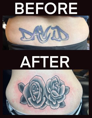 name cover tattoo