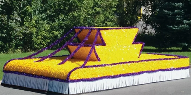 Floats and parade supplies.