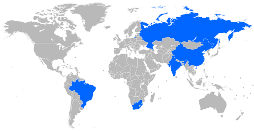 Map of BRICS nations!