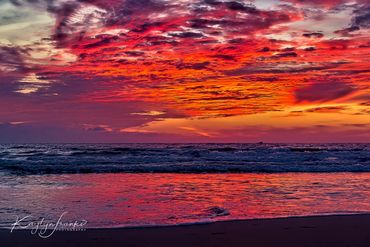 blood orange, Kaylyn Franks Photography, Mexico, nature, Nuevo Vallarta, ocean, sunset, Vidanta,