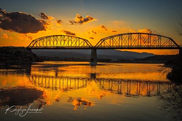 Celebration Park, cloudy, Guffey Bridge, sunset, southwest Idaho, Kaylyn Franks Photography