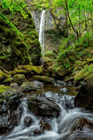 Elowah Falls, Elway Falls, Emeral falls, Columbia Gorge, gorton creek, Oregon, waterfall,