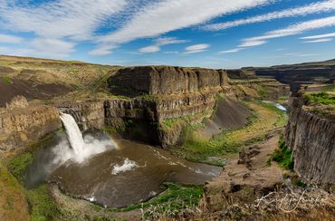 canyon, desert, Palouse Falls, Washington, water, waterfall