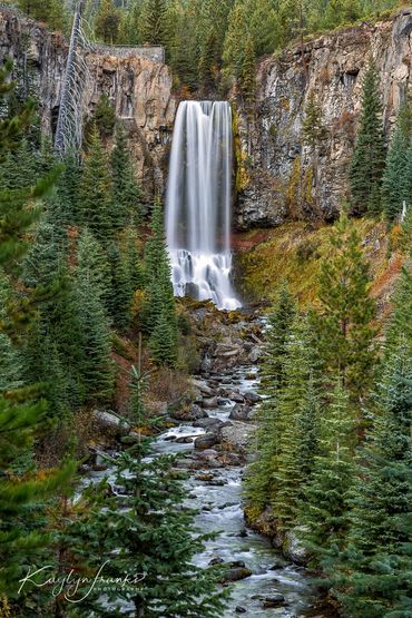 Bend, cascade, Coastal Range, forest, Oregon, range, Tumola Falls, water, waterfalls