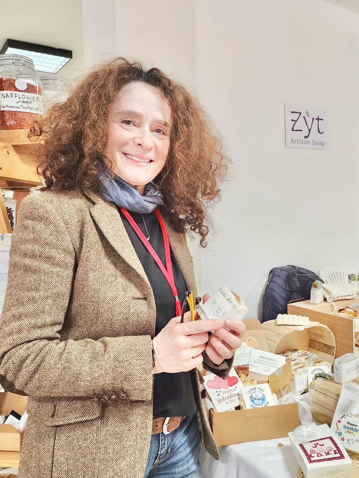Dr Karol Shamoun, owner of zyt soap