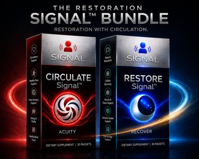 Two Signal Bundle dietary supplements for circulation and recovery.