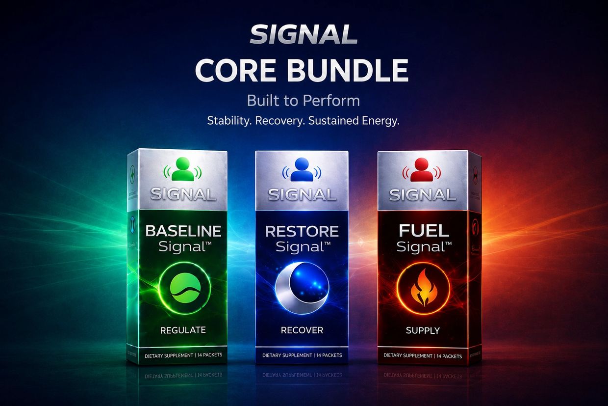 Signal Core Bundle supplements for regulate, recover, and supply energy.