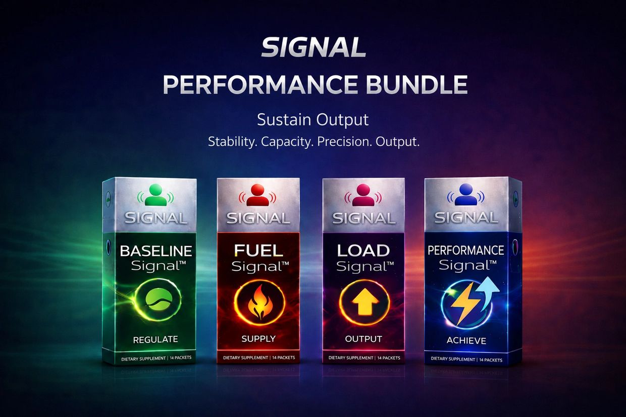 Signal Performance Bundle with Baseline, Fuel, Load, and Performance Signal packs.