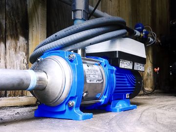Booster pump installation for a well in Dripping Springs, Tx