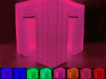 LED inflatable photo booth great for outdoor events multi color 