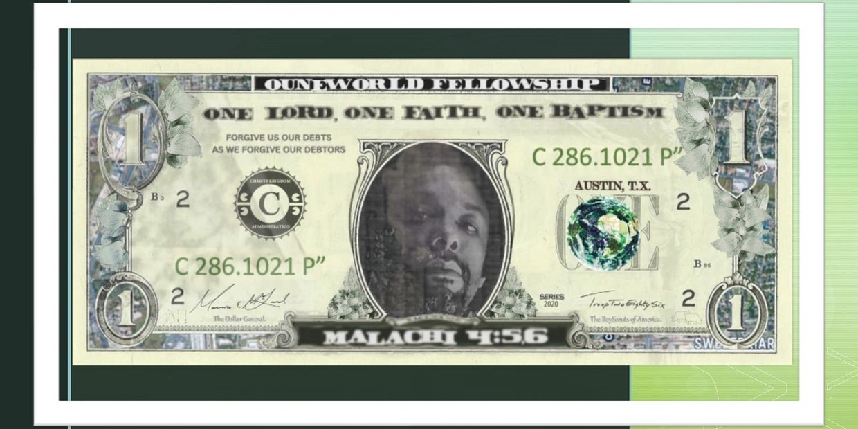 Dollar Bill Bookmark availabe for free download