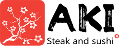 Aki steak and sushi