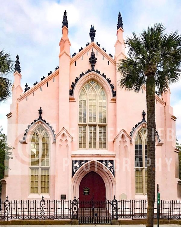 Huguenot Church. Built in 1844 and it is the oldest Gothic Revival church in South Carolina