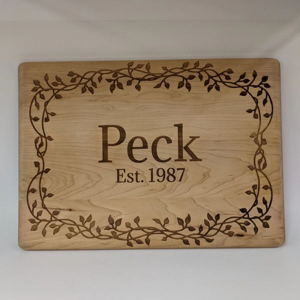 Engraved Cutting Board