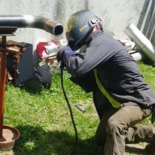 4" oil line pipe welding