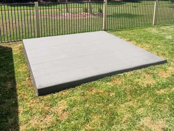 Concrete Garden Shed Slab