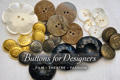 Buttons for designers and costume makers
