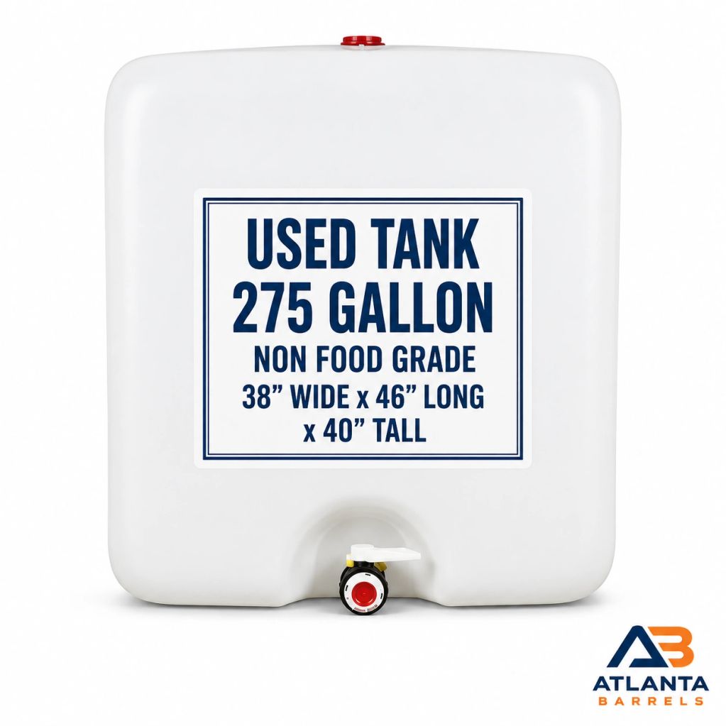 ATLANTA GEORGIA BARREL BARRELS DRUM DRUMS IBC TOTE TOTES WATER TANK FOOD GRADE STEEL METAL PLASTIC  