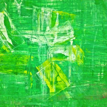 Abstract orange and pink with a square in the center