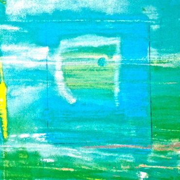 Blue and red color blend abstract