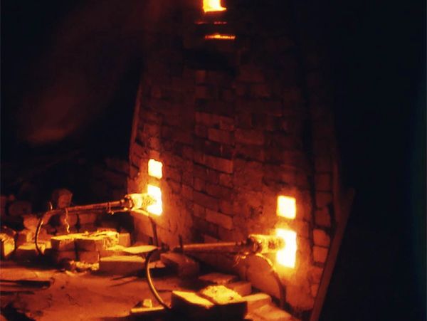 Ceramic Salt Kiln Firing 