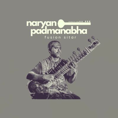 Naryan Padmanabha playing the fusion sitar.