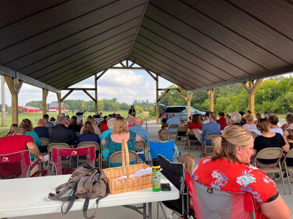 North Cape Lutheran Church outdoor worship pavilion