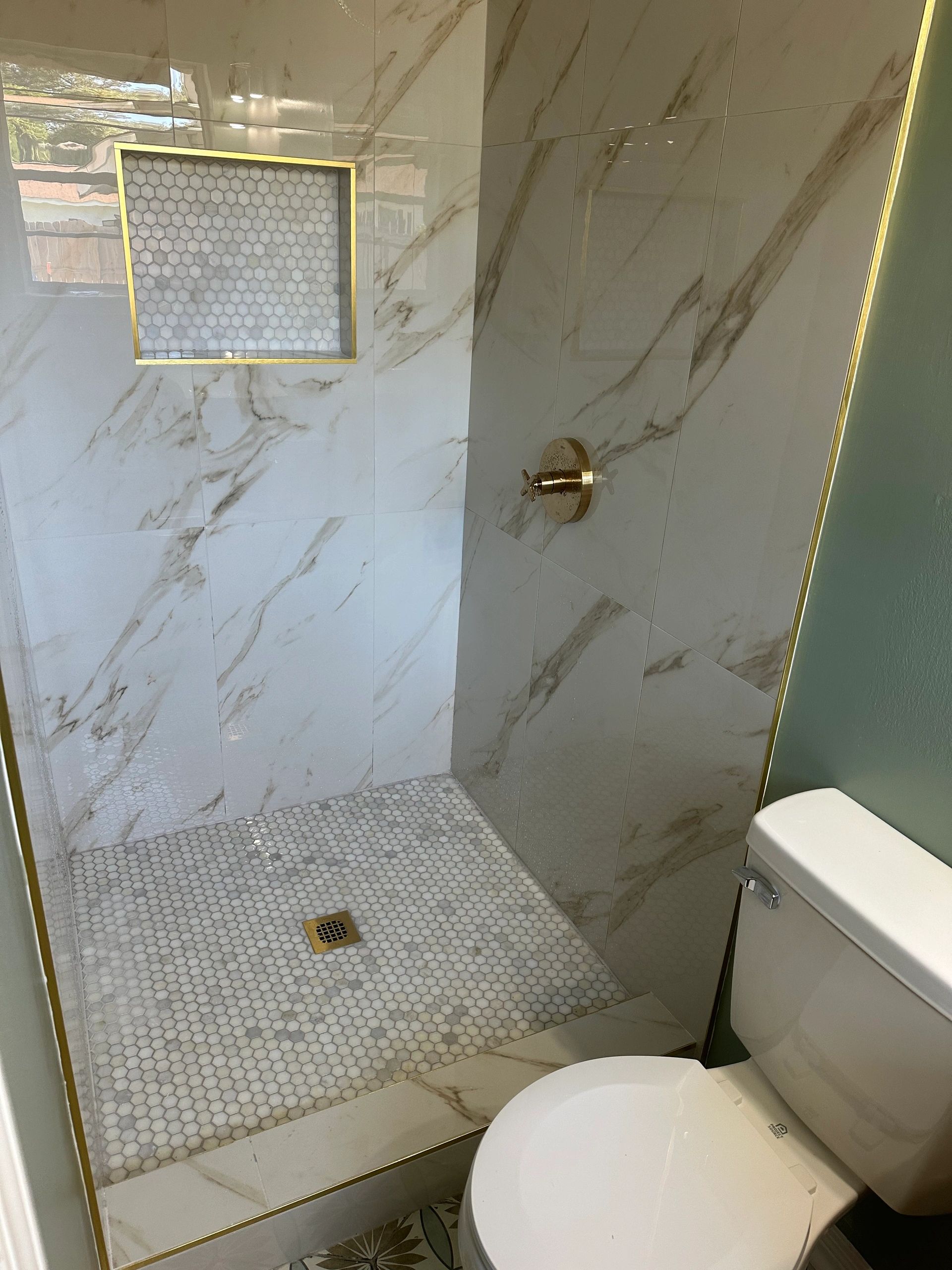 East Hill tile shower 