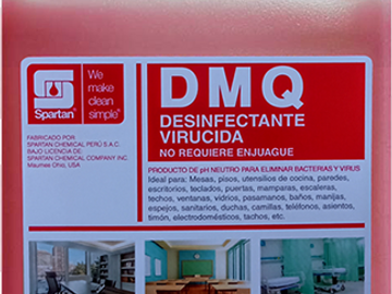 DMQ, desinfectante, amonio, cuaternario, quintan generación, virucida, spartan