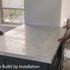 Kitchens by Frankie Kitchen remodeler gray kitchen, and 2" thick Countertop installation