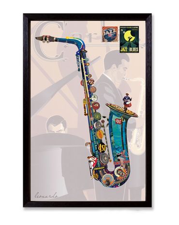 YS 373 BLUE SAXOPHONE