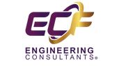 Logo of EC+ Brazil, featuring purple and gold colors with a stylized plus symbol.