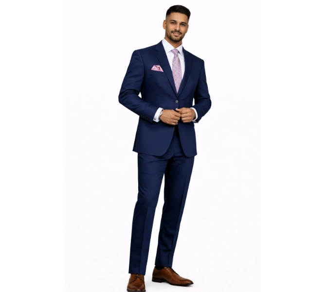 MEN'S EXTRA SLIM FIT DEEP NAVY SUIT (ESF6022-AF008-23 )