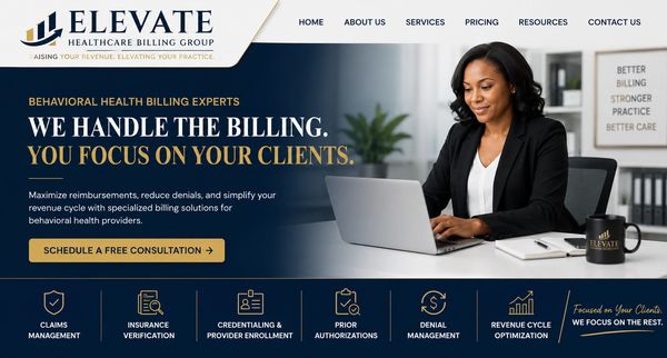 Behavioral health billing, credentialing, insurance verification, and revenue cycle management.