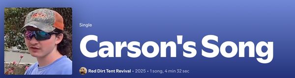 Link to Carson's Song on Spotify