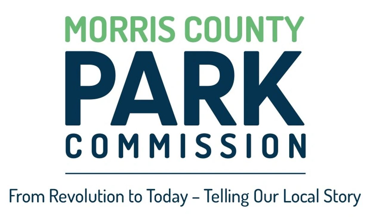 Morris County Park Commission logo with tagline about local history.