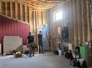 Pole barn and commercial electrical installation by Cox Electric, Heating & Cooling in Southeast Mic
