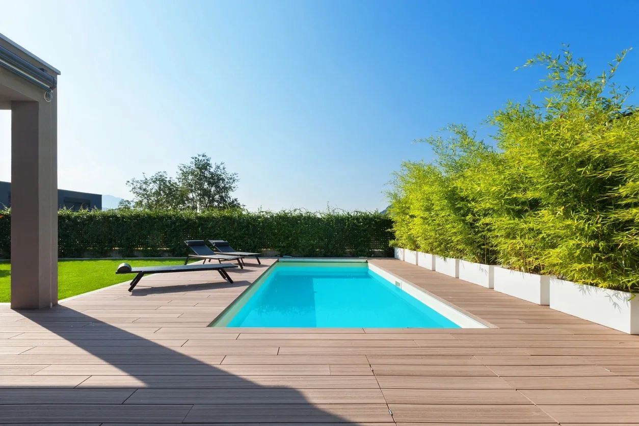 crystal clear clean pool