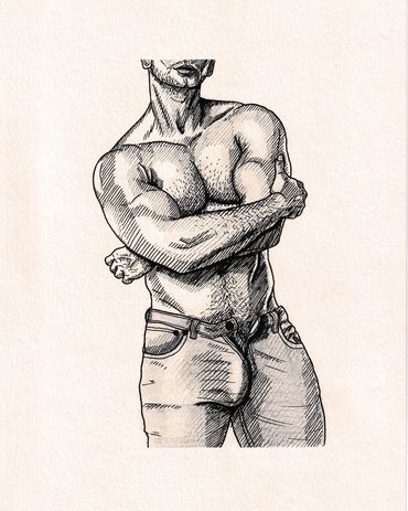 Stud in denim