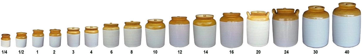 Ceramic jar range