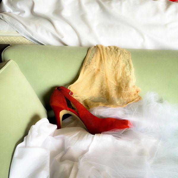 Orange shoe and after party.